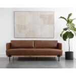 Saul Sofa - Shalimar Tobacco Leather 10 Saul Sofa - Shalimar Tobacco Leather 111425 111425 SAUL SOFA SHALIMAR TOBACCO LEATHER 5