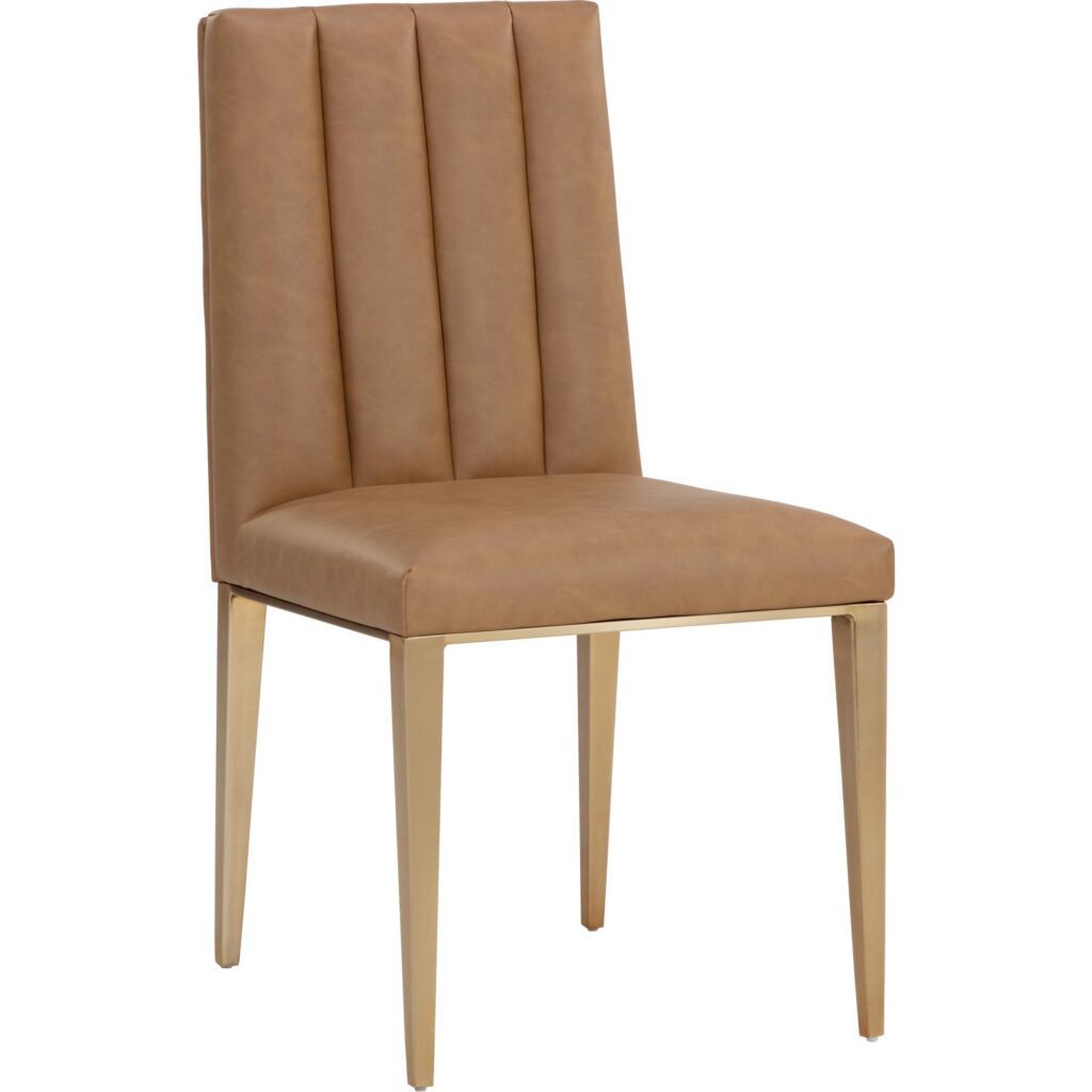 Wilbur Dining Chair - Milliken Cognac