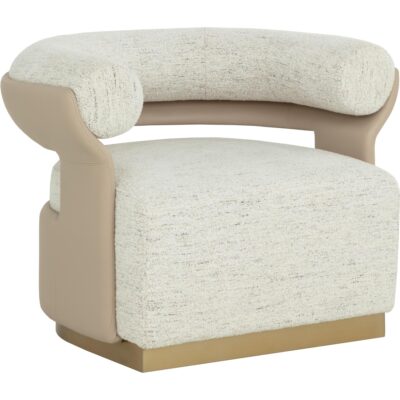 Olida Swivel Lounge Chair - Hailey Moon / Napa Beige 111444 111444 OLIDA SWIVEL LOUNGE CHAIR HAILEY MOON NAPA BEIGE 20