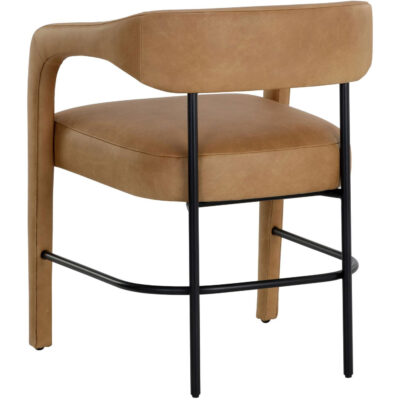 Mavia Dining Armchair - Ludlow Sesame Leather 111453 111453 MAVIA DINING ARMCHAIR LUDLOW SESAME LEATHER 3