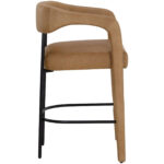 Mavia Counter Stool - Ludlow Sesame Leather 10 Mavia Counter Stool - Ludlow Sesame Leather 111454 111454 MAVIA COUNTER STOOL LUDLOW SESAME LEATHER 2