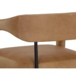 Mavia Counter Stool - Ludlow Sesame Leather 15 Mavia Counter Stool - Ludlow Sesame Leather 111454 111454 MAVIA COUNTER STOOL LUDLOW SESAME LEATHER 8