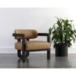 Madrone Lounge Chair - Brown - Ludlow Sesame Leather 13 Madrone Lounge Chair - Brown - Ludlow Sesame Leather - Image 5