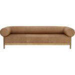 Bromley Sofa - Rustic Oak - Ludlow Sesame Leather 9 Bromley Sofa - Rustic Oak - Ludlow Sesame Leather - Image 2
