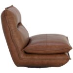 Colson Swivel Armless Chair - Cognac Leather 10 Colson Swivel Armless Chair - Cognac Leather 111479 111479 COLSON SWIVEL ARMLESS CHAIR COGNAC LEATHER 2