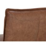 Colson Swivel Armless Chair - Cognac Leather 15 Colson Swivel Armless Chair - Cognac Leather 111479 111479 COLSON SWIVEL ARMLESS CHAIR COGNAC LEATHER 8
