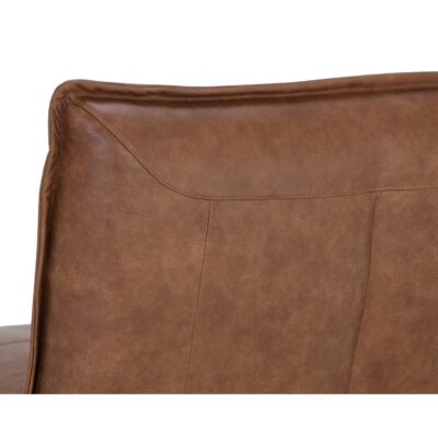 Colson Swivel Armless Chair - Cognac Leather 111479 111479 COLSON SWIVEL ARMLESS CHAIR COGNAC LEATHER 8