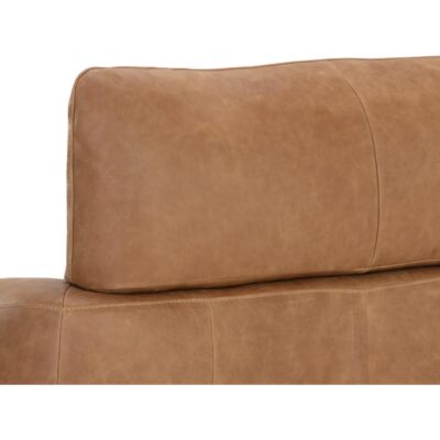 Paget Glider Lounge Chair - Camel Leather 111480 111480 PAGET GLIDER LOUNGE CHAIR CAMEL LEATHER 8