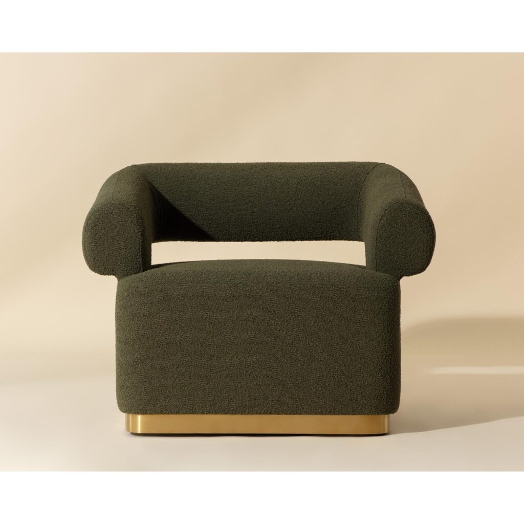 Aggie Swivel Lounge Chair - Copenhagen Olive - Image 2