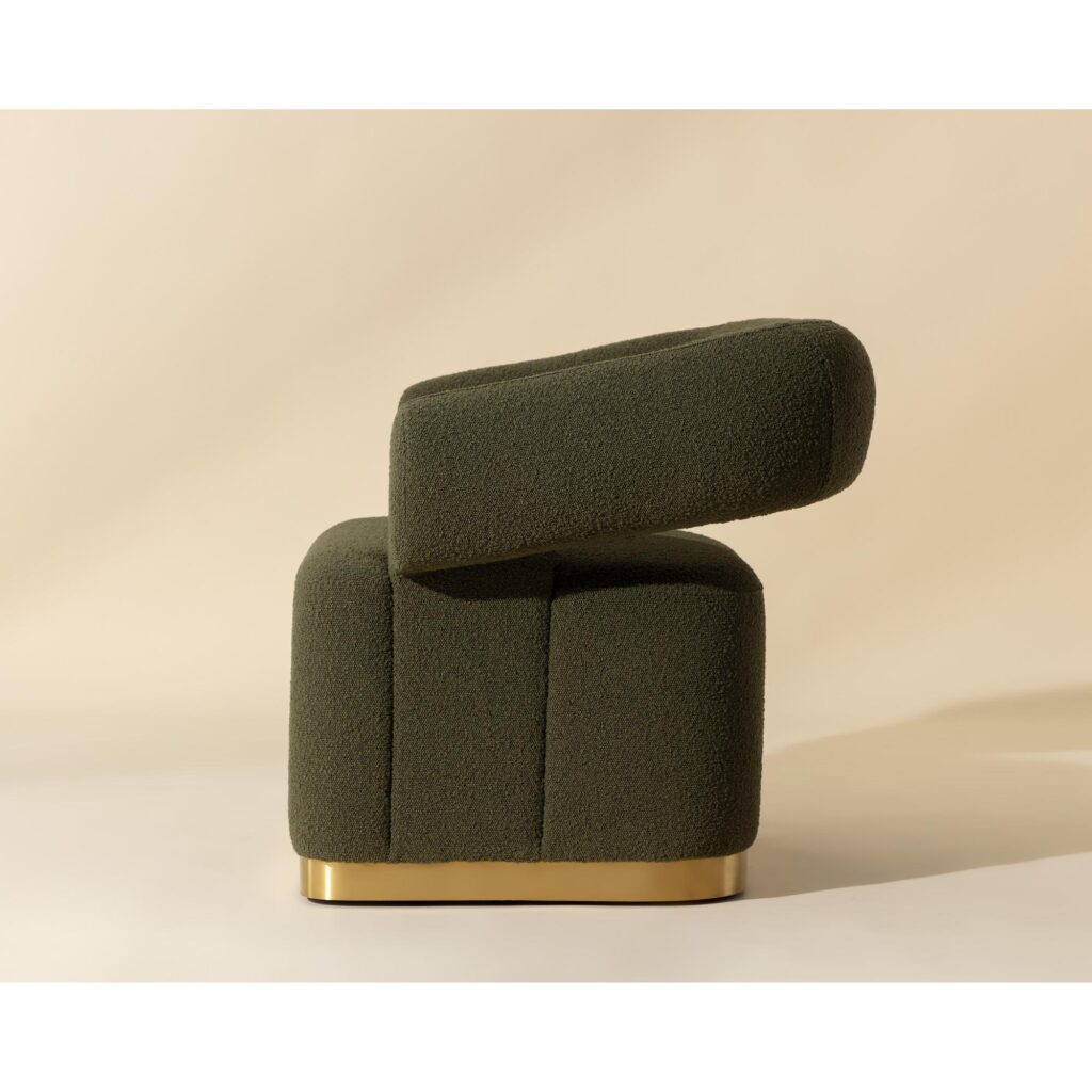 Aggie Swivel Lounge Chair - Copenhagen Olive - Image 3