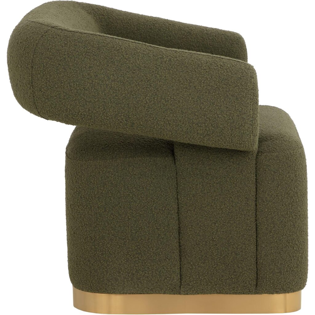 Aggie Swivel Lounge Chair - Copenhagen Olive - Image 9