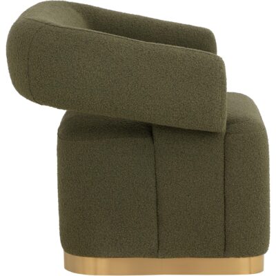 Aggie Swivel Lounge Chair - Copenhagen Olive 111482 111482 AGGIE SWIVEL LOUNGE CHAIR COPENHAGEN OLIVE 22