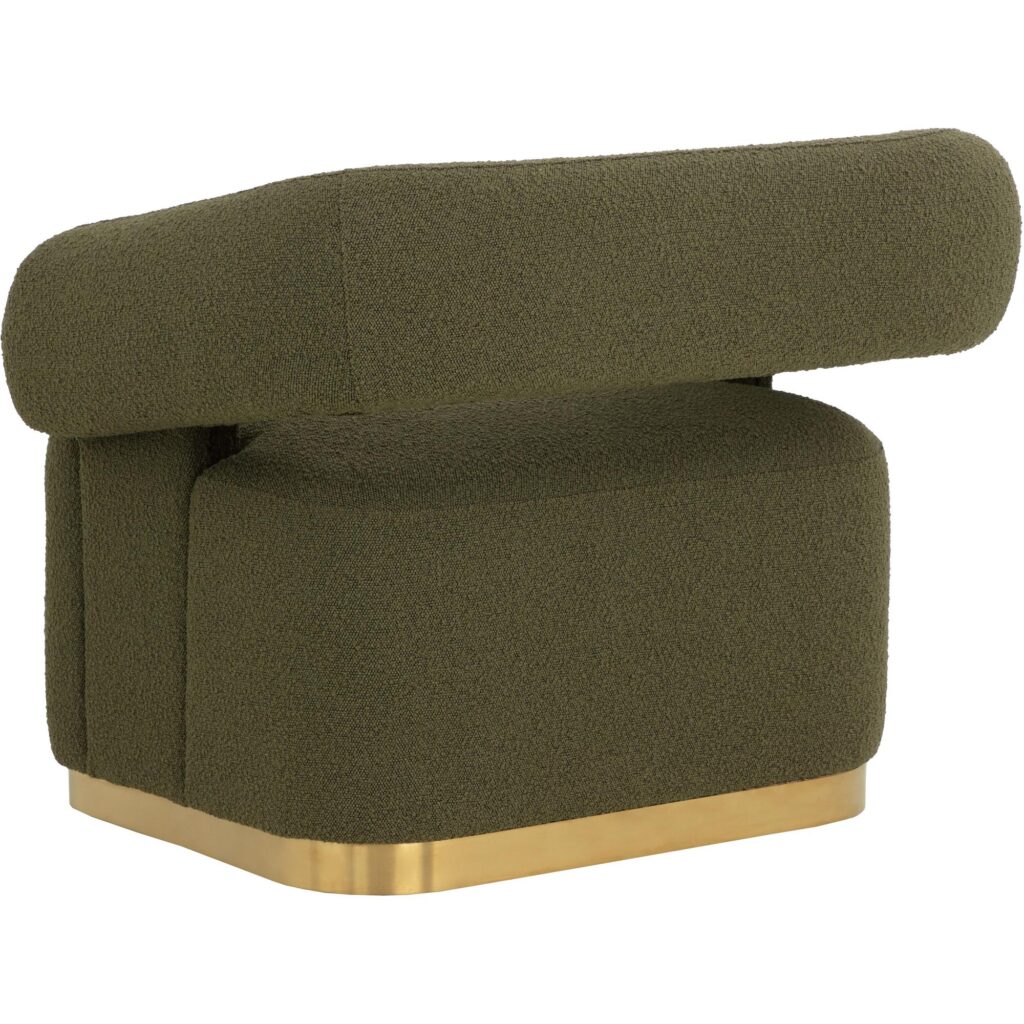 Aggie Swivel Lounge Chair - Copenhagen Olive - Image 10