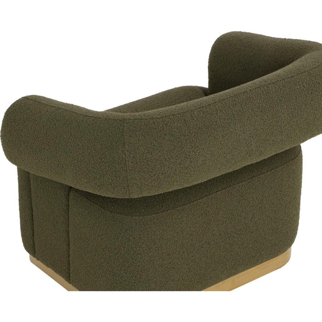 Aggie Swivel Lounge Chair - Copenhagen Olive - Image 11