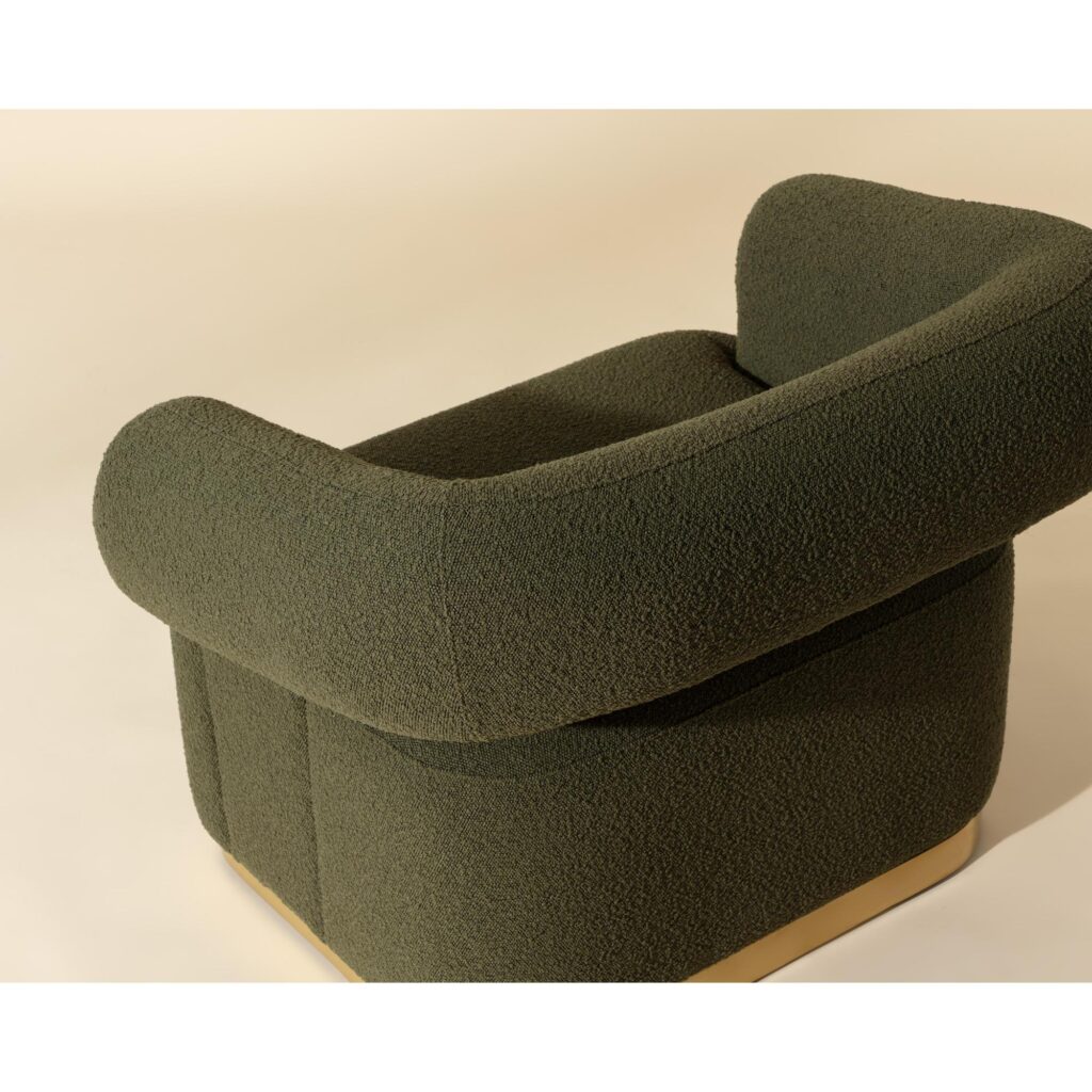 Aggie Swivel Lounge Chair - Copenhagen Olive - Image 6