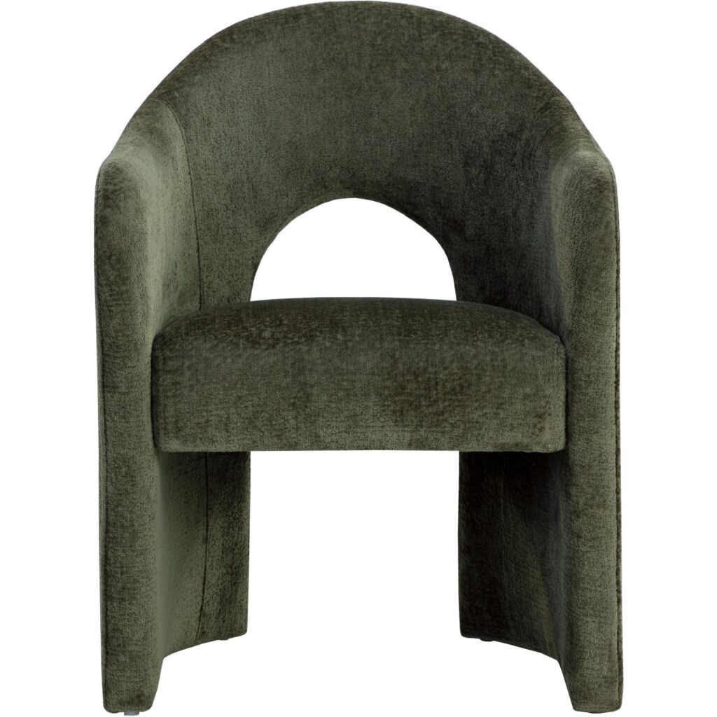 Anaya Dining Armchair - Bergen Olive - Image 2