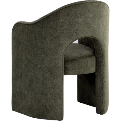 Anaya Dining Armchair - Bergen Olive 111484 111484 ANAYA DINING ARMCHAIR BERGEN OLIVE 3