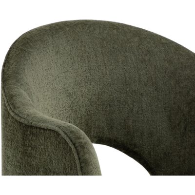 Anaya Dining Armchair - Bergen Olive 111484 111484 ANAYA DINING ARMCHAIR BERGEN OLIVE 7