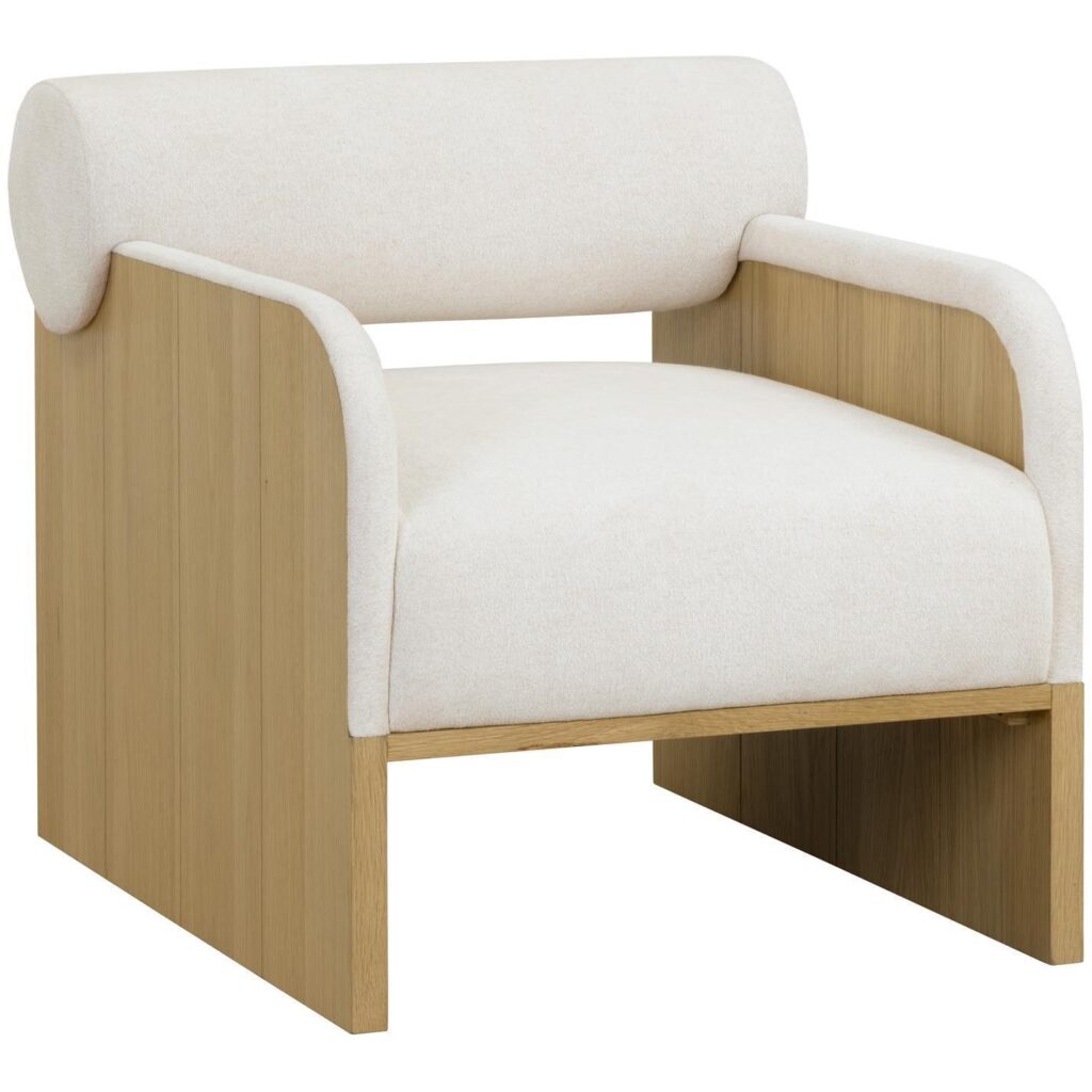 Coburn Lounge Chair - Eclipse White