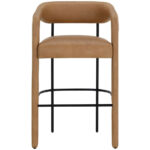 Mavia Barstool - Ludlow Sesame Leather 8 Mavia Barstool - Ludlow Sesame Leather 111529 111529 MAVIA BARSTOOL LUDLOW SESAME LEATHER 1