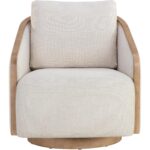 Tasia Swivel Lounge Chair - Effie Linen 9 Tasia Swivel Lounge Chair - Effie Linen 111544 111544 TASIA SWIVEL LOUNGE CHAIR EFFIE LINEN 1