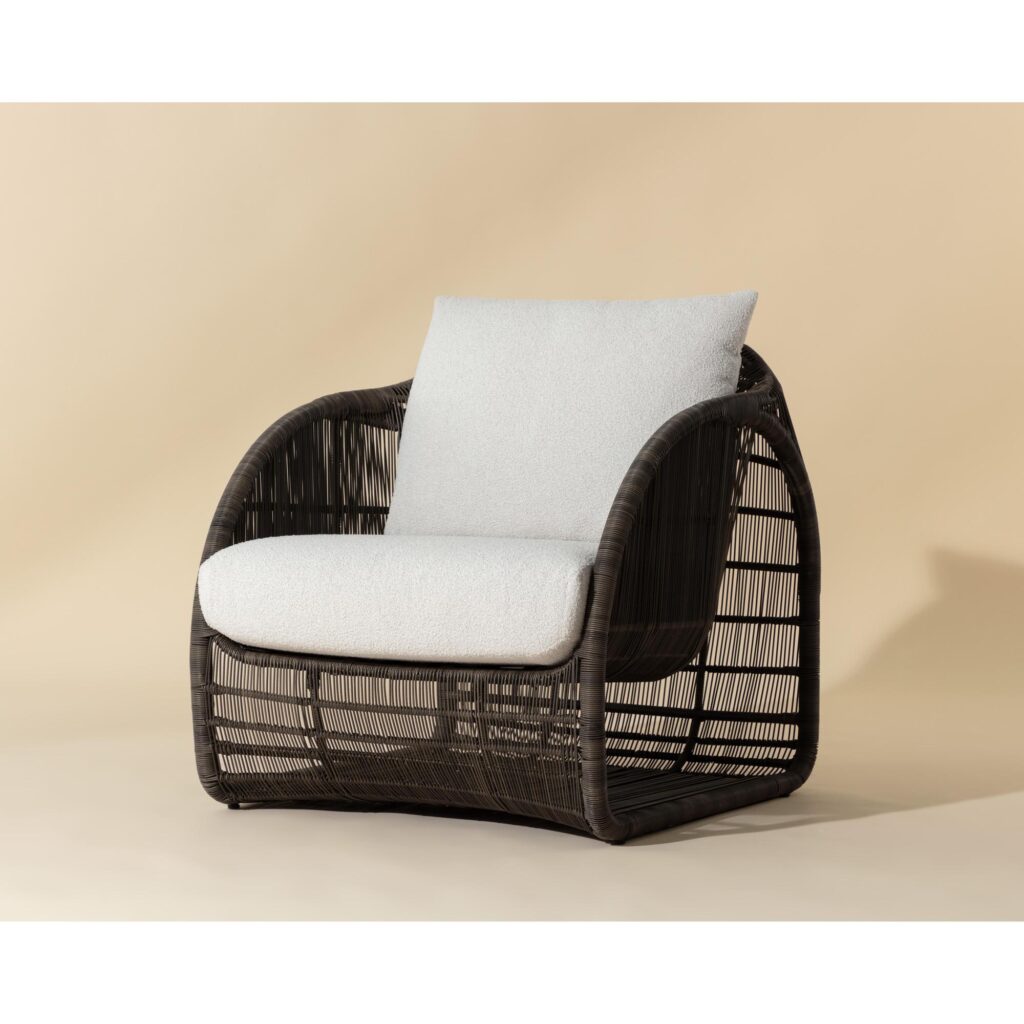 Tulum Lounge Chair - Louis Cream