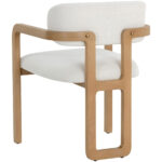 Madrone Dining Armchair - Rustic Oak - Heather Ivory Tweed 11 Madrone Dining Armchair - Rustic Oak - Heather Ivory Tweed 111584 111584 MADRONE DINING ARMCHAIR RUSTIC OAK HEATHER IVORY TWEED 3