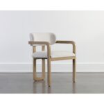 Madrone Dining Armchair - Rustic Oak - Heather Ivory Tweed 12 Madrone Dining Armchair - Rustic Oak - Heather Ivory Tweed 111584 111584 MADRONE DINING ARMCHAIR RUSTIC OAK HEATHER IVORY TWEED 5