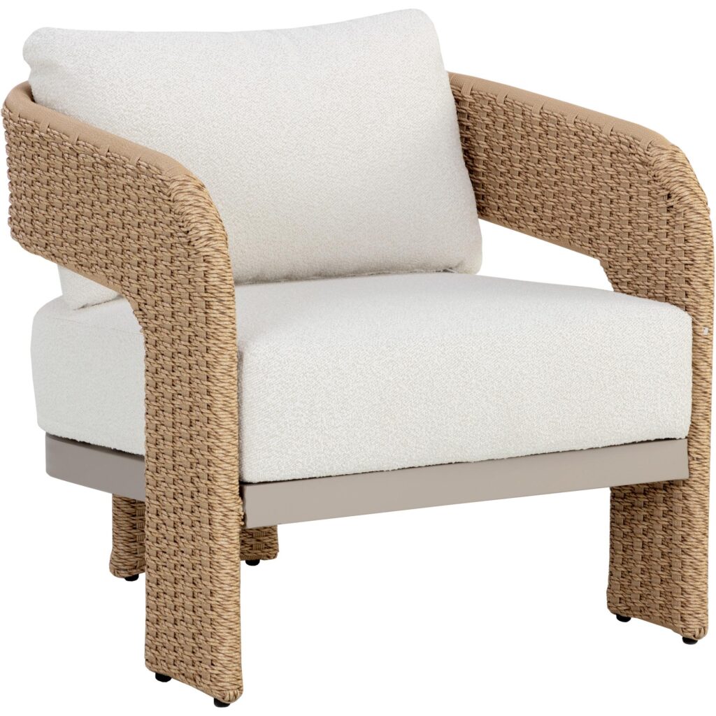 Pylos Lounge Chair - Natural / Louis Cream