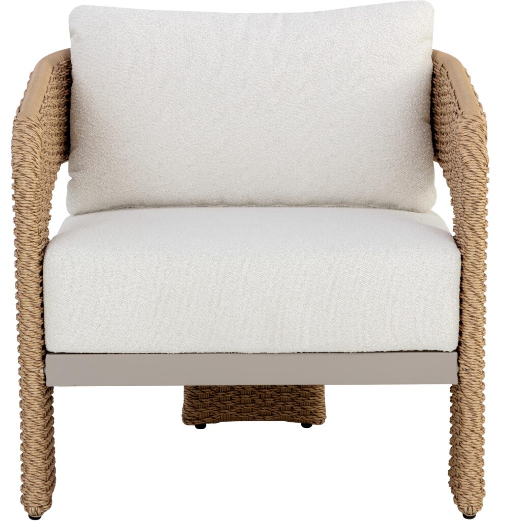 Pylos Lounge Chair - Natural / Louis Cream - Image 2