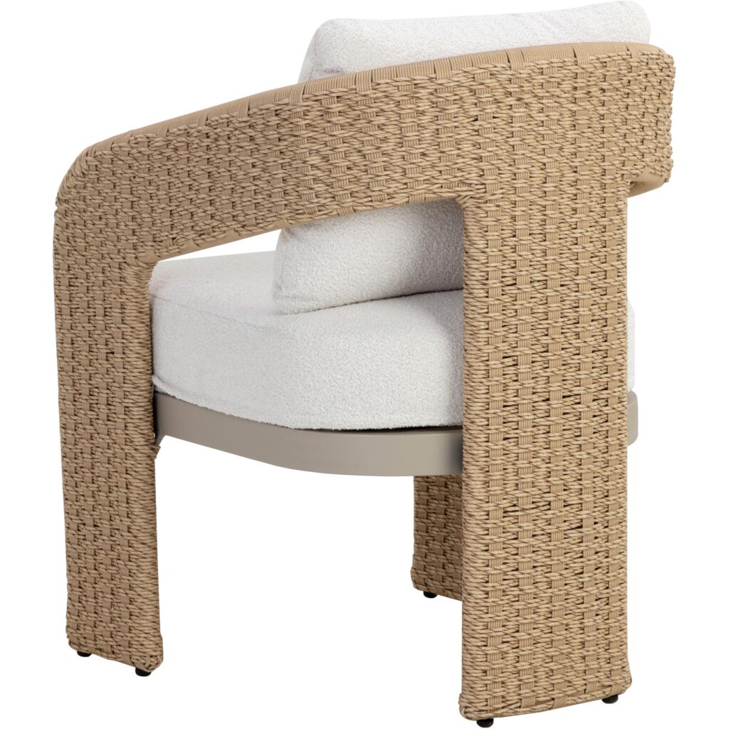 Pylos Dining Armchair - Natural / Louis Cream - Image 4