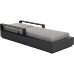 Tavira Lounger - Charcoal - Lanikai Salt And Pepper - Image 2