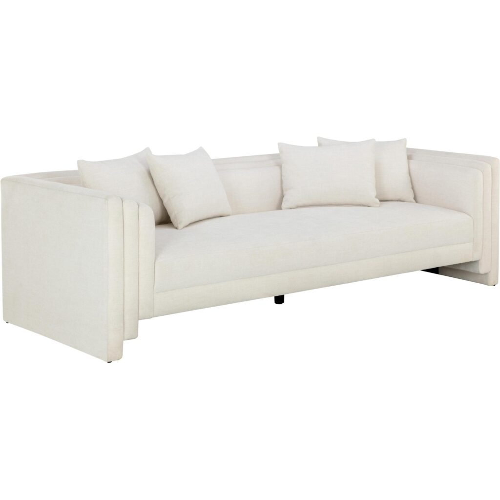 Kira Sofa - Heather Ivory Tweed