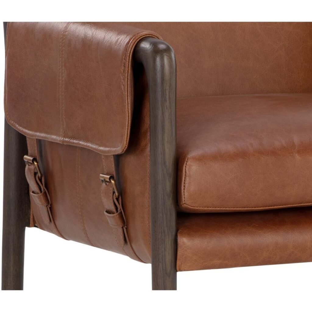 Mauti Counter Stool - Brown - Shalimar Tobacco Leather - Image 6