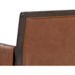 Mauti Dining Armchair - Brown - Shalimar Tobacco Leather 15 Mauti Dining Armchair - Brown - Shalimar Tobacco Leather 111655 111655 MAUTI DINING ARMCHAIR BROWN SHALIMAR TOBACCO LEATHER 8