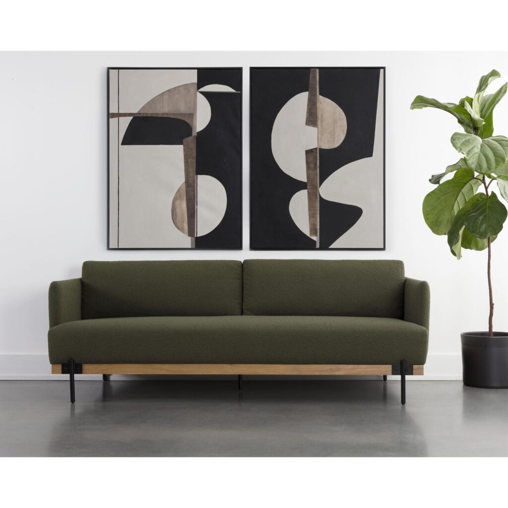 Saul Sofa - Copenhagen Olive - Image 4