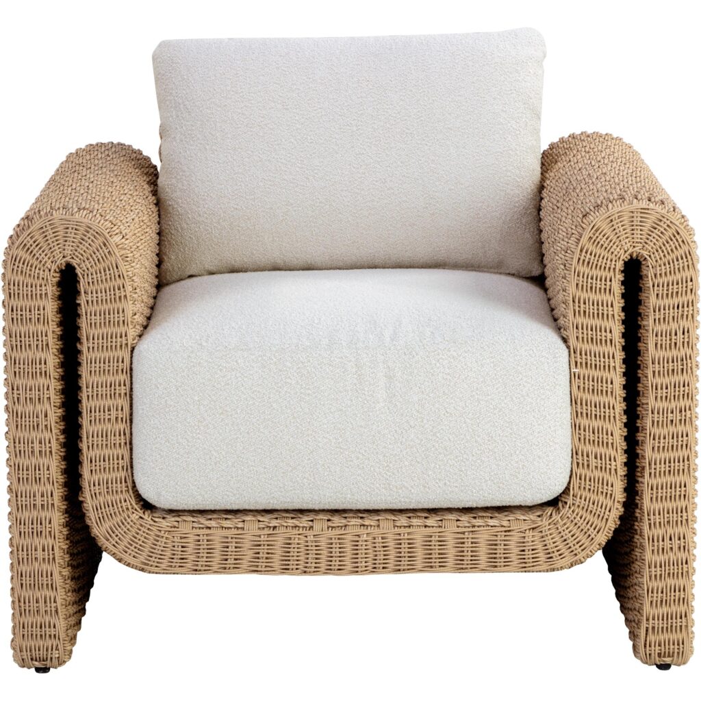 Tibi Lounge Chair - Natural / Louis Cream - Image 2