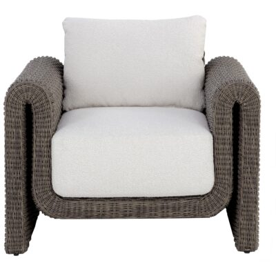 Tibi Lounge Chair - Grey / Louis Cream 111680 111680 TIBI LOUNGE CHAIR GREY LOUIS CREAM 1