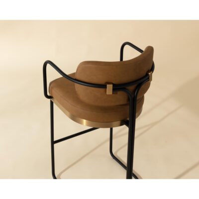 Jalen Barstool - Milliken Cognac 111701 111701 JALEN BARSTOOL MILLIKEN COGNAC 6