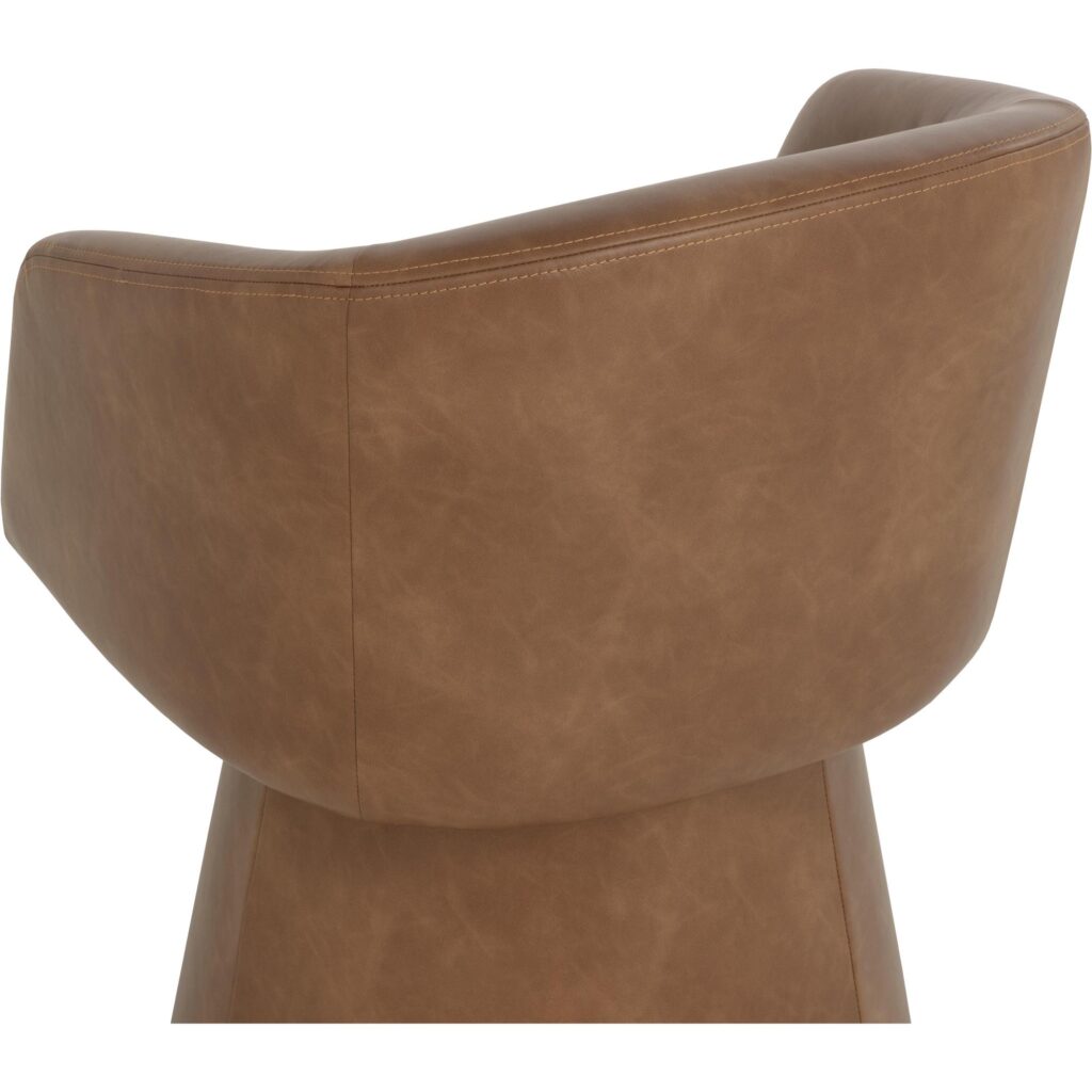 Etta Swivel Dining Armchair - Copley Cognac - Image 10