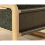 Nubo Lounge Chair - Noah Meadow / Ludlow Dark Olive Leather 111788 111788 NUBO LOUNGE CHAIR NOAH MEADOW LUDLOW DARK OLIVE LEATHER 7