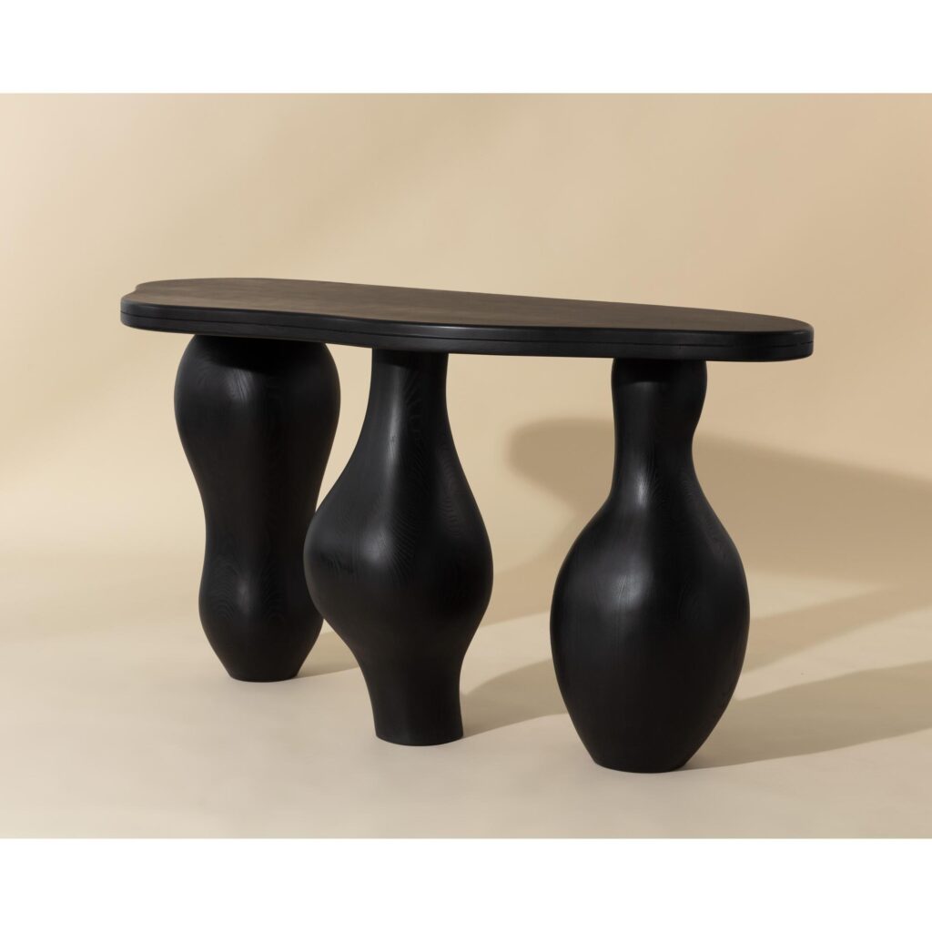 Miro Console Table - Black - Image 2