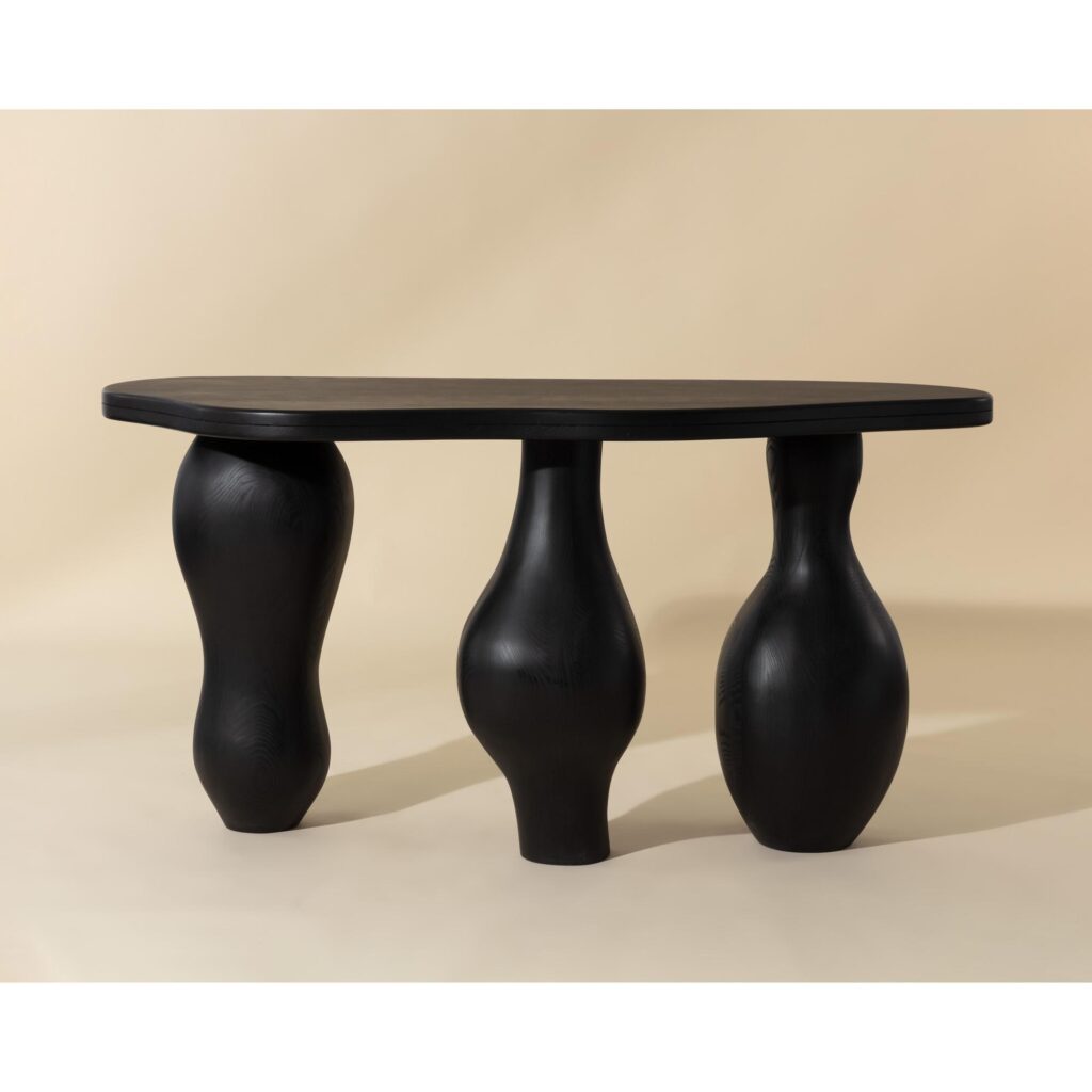 Miro Console Table - Black - Image 3