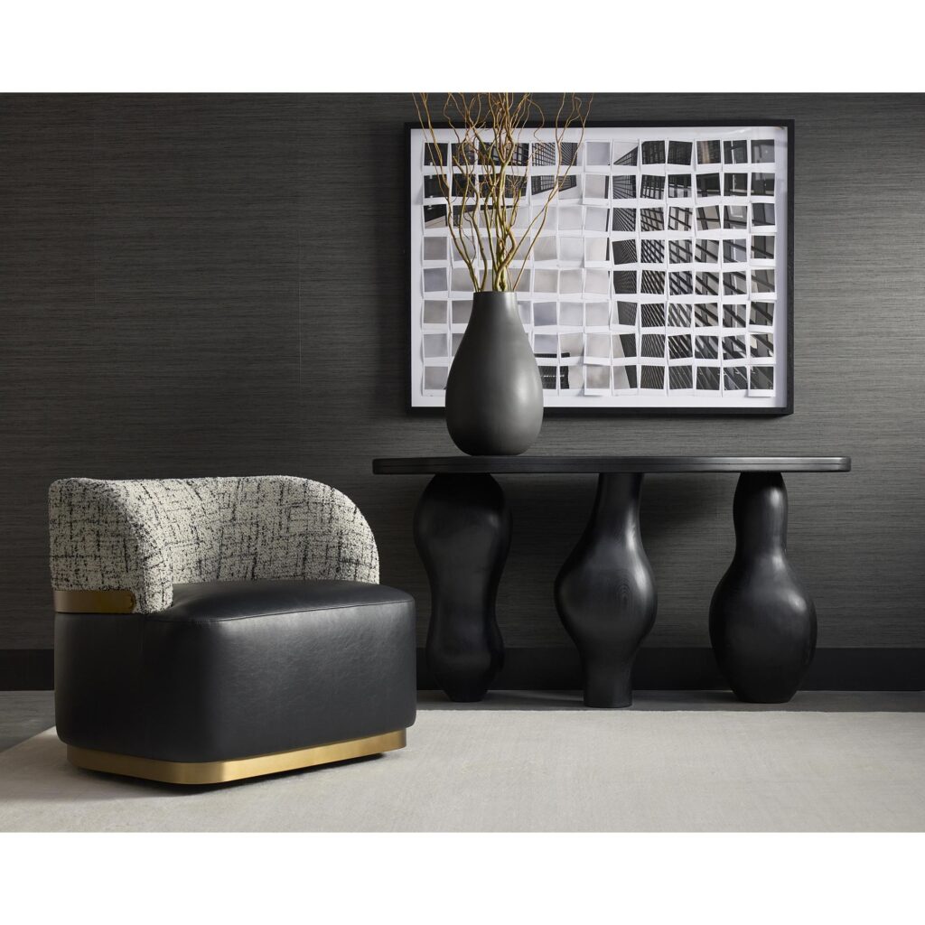 Miro Console Table - Black - Image 4