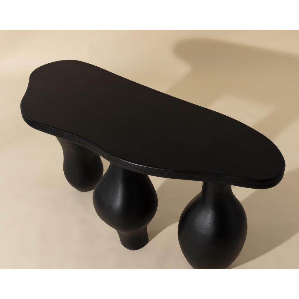 Miro Console Table - Black - Image 5