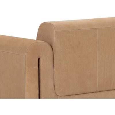 Romer Sofa - Distressed Brown - Nubuck Tan Leather 111816 111816 ROMER SOFA NUBUCK TAN LEATHER 8