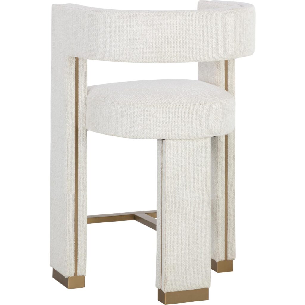 Adamina Counter Stool - Rhea Light Barley - Image 4