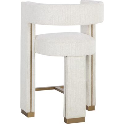 Adamina Counter Stool - Rhea Light Barley 111827 111827 ADAMINA COUNTER STOOL RHEA LIGHT BARLEY 3