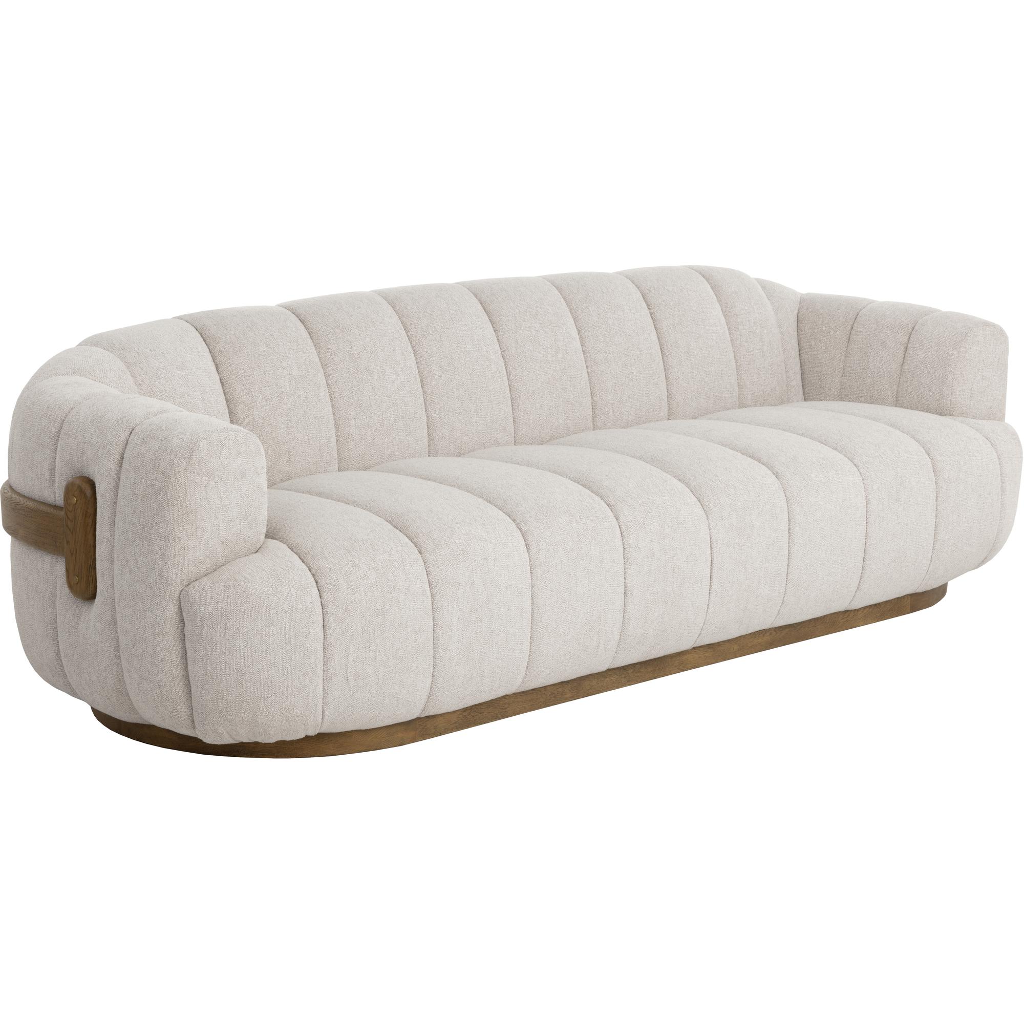 Tadeo Sofa - Warm Brown - Dove Cream