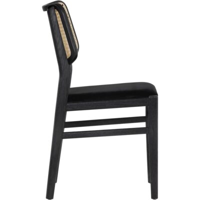 Annex Dining Chair - Abbington Black / Natural 111842 111842 ANNEX DINING CHAIR ABBINGTON BLACK 2